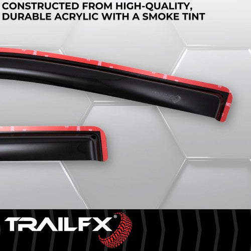 TrailFX 4101IC TFX 4-PC Window Vents RAINGUARDS