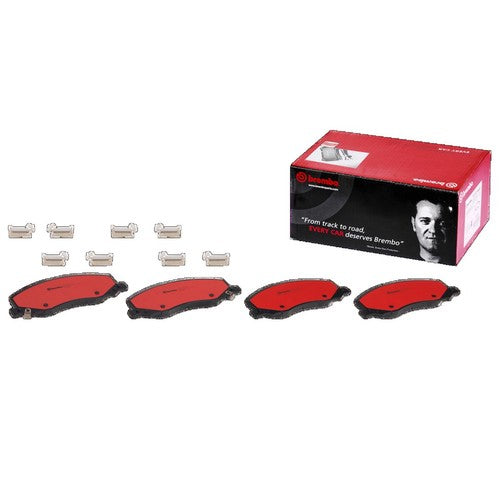 Brembo Front Ceramic Brake Pads Fits  2010 2011 Saab 9-5 Brakes 4 Piece P59058N