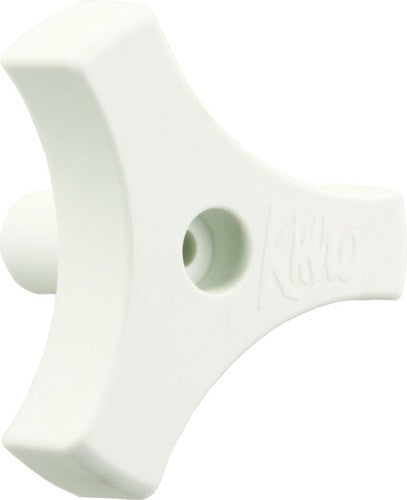 JR Products 20165 Window Crank Knob Triangular 9/16 Inch Shaft White