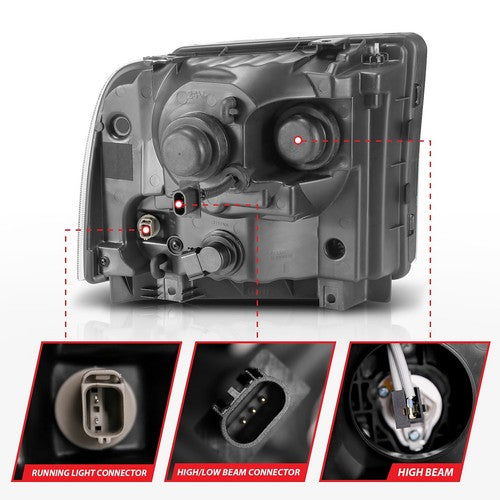 ANZO USA 111551  HEADLIGHT ASSEMBLY