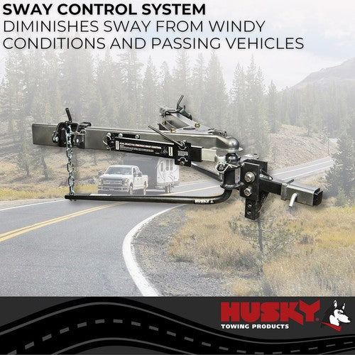 Husky Towing 31986 Husky Round Bar WEIGHT DISTRIBUTING HITCH