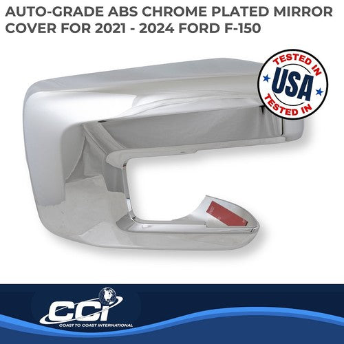 Coast To Coast MC67556 Exterior Mirror Cover Full Cover Silver Set Of 2