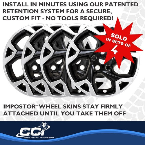 Coast To Coast IMP509XBLK IMPOSTOR  WHEEL COVER