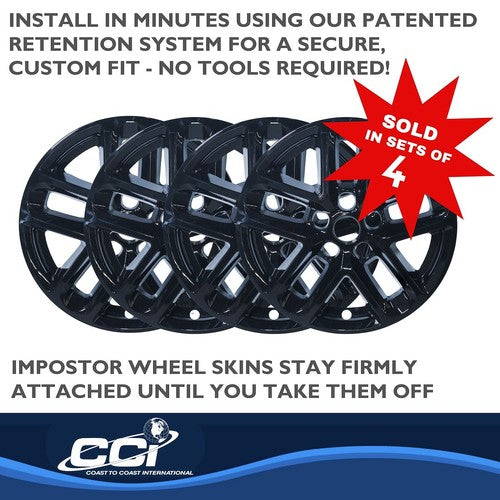 Coast To Coast IWCIMP482BLK IMPOSTOR  WHEEL COVER