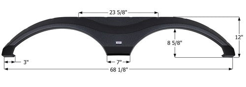 Icon 15158 Tandem Axle FENDER SKIRTS RV