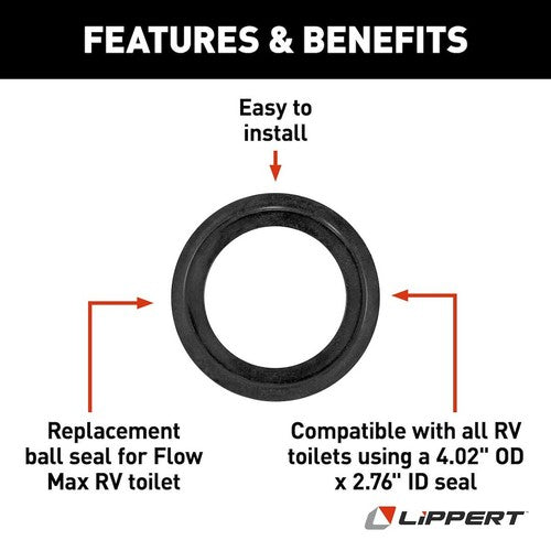 Lippert Components 2023038024 Flow Max  TOILET COMPONENTS RV