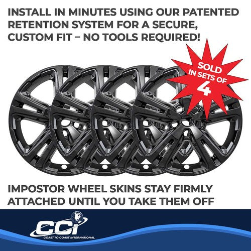 Coast To Coast IWCIMP417BLK IMPOSTOR  WHEEL COVER