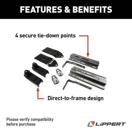 Lippert Components 236326 Happijac RV CAMPER TIEDOWNS & TURNBUCKL