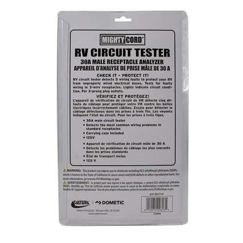 Valterra A10-30CTVP Mighty Cord  CIRCUIT TESTER
