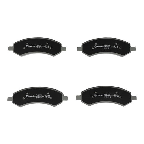 Brembo Front Ceramic Brake Pads Fits 2011-2018 Ram 1500 4 Piece Brakes P18013N