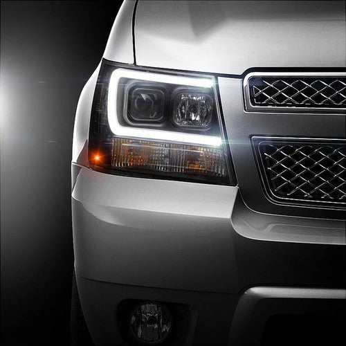 Spyder 5082565 Headlight Assy V2 Halogen Bulb Projector Beam Set of 2