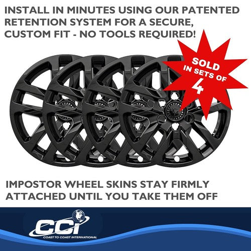 Coast To Coast IWCIMP432BLK IMPOSTOR  WHEEL COVER