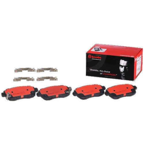 Brembo Rear Ceramic Brake Pads Fits 2011-2014 Mazda 2 4 Piece Brake Set P16013N