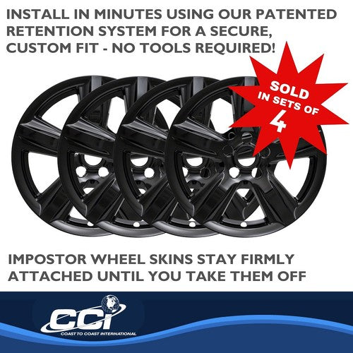 Coast To Coast IWCIMP408BLK IMPOSTOR  WHEEL COVER