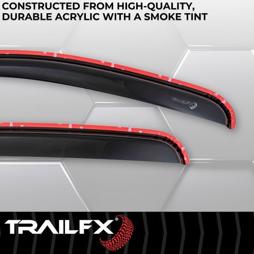 TrailFX 4515IC TFX 4-PC Window Vents RAINGUARDS