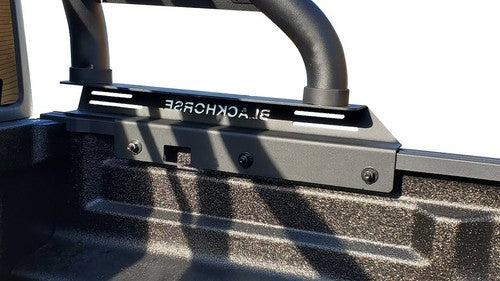 Black Horse Offroad RB09BK Tubular Powder Coated Steel Truck Bed Bar