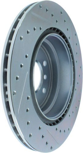 Stop Tech/ Power Slot 227.34080R C-Tek Drilled And Slotted BRAKE ROTORS