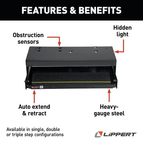 Lippert Components 3711361 Series 26 STEPS & STEP RUGS RV