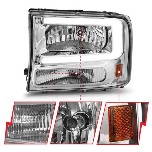 ANZO USA 111550  HEADLIGHT ASSEMBLY