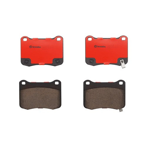 Brembo Rear Ceramic Brake Pads Fits 2008-2014 Lexus IS F Brakes 4 Piece P83134N