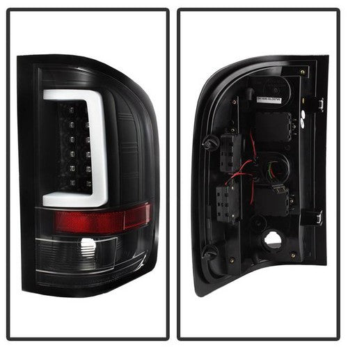Spyder 07-13 Silverado (Will Not Work w/2010 921 Bulb) V3 LED Tail Lghts Blk ALT