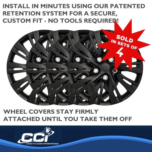 Coast To Coast IWC103715BLK  WHEEL COVER