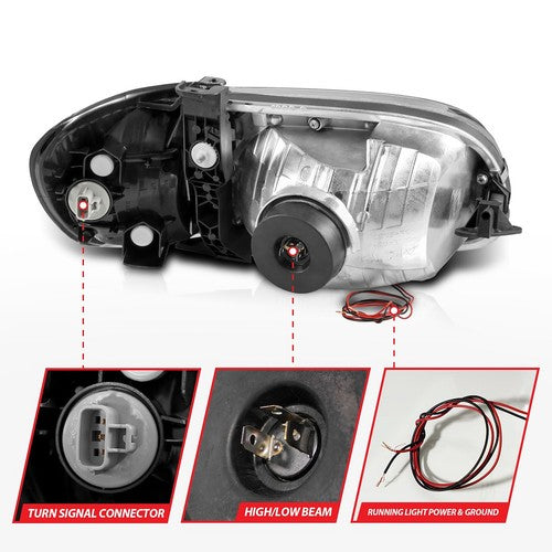 ANZO USA 111579  HEADLIGHT ASSEMBLY