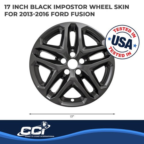 Coast To Coast IWCIMP372BLKN IMPOSTOR  WHEEL COVER