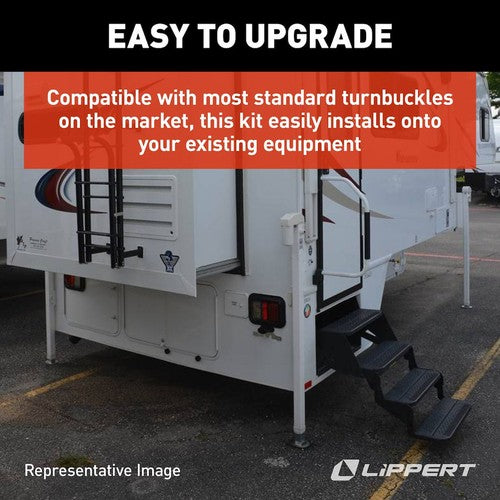 Lippert Components 182894 Happijac RV CAMPER TIEDOWNS & TURNBUCKL