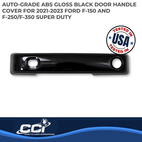 Coast To Coast CCIDH68592SBK Exterior Door Handle Cover Full Set Levers Only