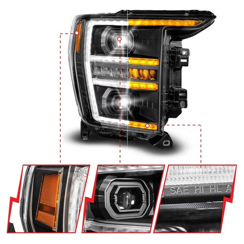 ANZO USA 111594R  HEADLIGHT ASSEMBLY