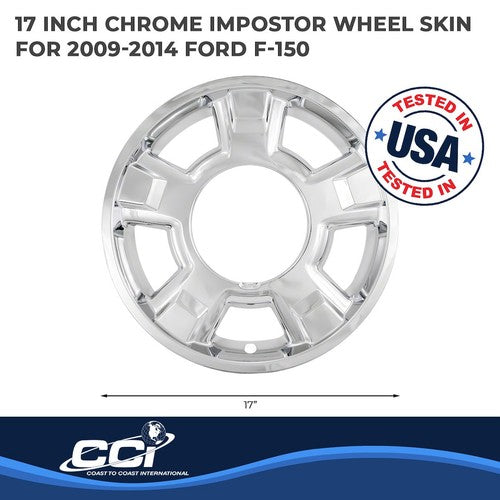 Coast To Coast IWCIMP326X Wheel Skin 17in 5 Spokes With CC Cutout Set Of 4