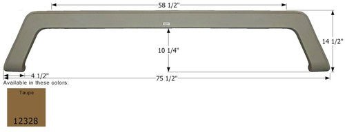 Icon 12328 Tandem Axle FENDER SKIRTS RV