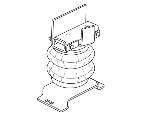 Firestone Industrial 2598 Ride-Rite HELPER SPRINGS