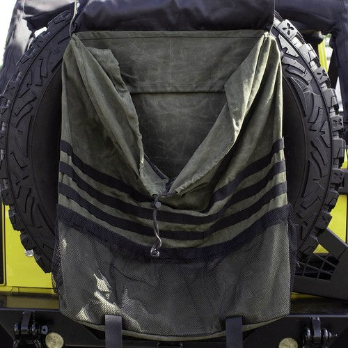 Overland 21099941 Trash Bag Spare Tire Mount Extra Large Canvas