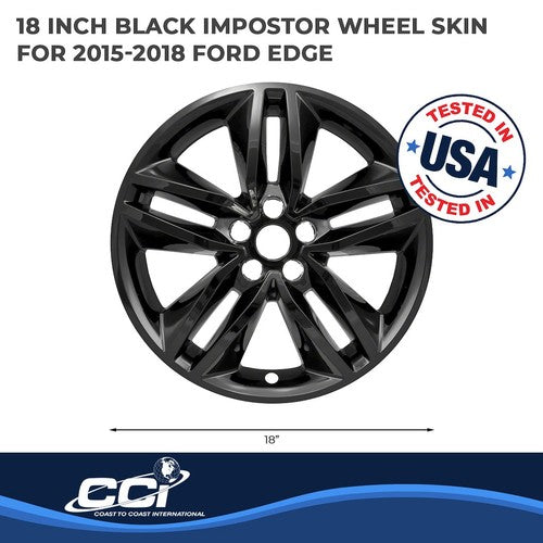 Coast To Coast IWCIMP385BLK IMPOSTOR  WHEEL COVER
