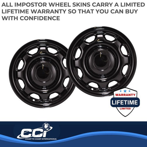 Coast To Coast IWCIMP80BLK IMPOSTOR  WHEEL COVER