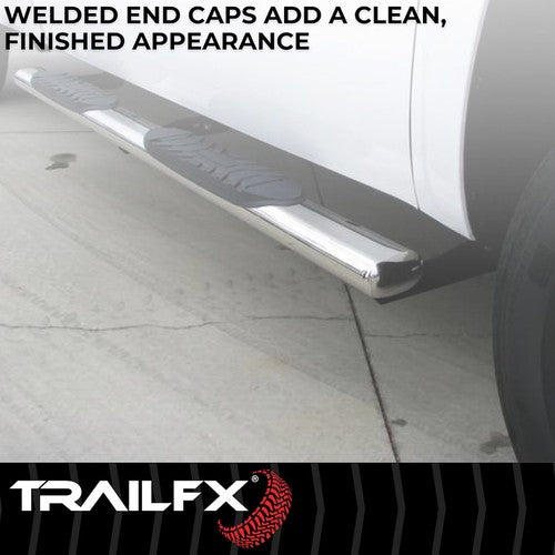TrailFX A1551S TFX 4" Oval Tube Side Steps NERF BAR OVAL 4"
