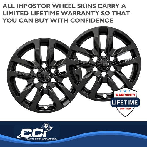 Coast To Coast IWCIMP432BLK IMPOSTOR  WHEEL COVER