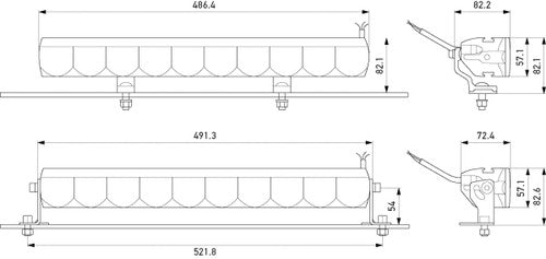 Hella 358154021 Valuefit LBE Series LIGHT BAR