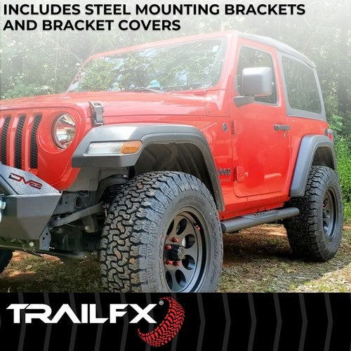 TrailFX A1554T TFX 4" Oval Tube Side Steps NERF BAR OVAL 4"