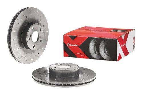 Brembo 09A9211XC02 Brake Rotor Wheel Bolt Pattern 5 x 100mm Single