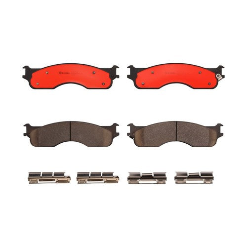 Brembo Rear Ceramic Brake Pads Fits 2004-2004 Dodge Ram 1500 SRT 10 P18011N