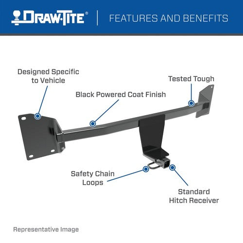 Draw-Tite 24866 Sportframe HITCH CLASS I II & III