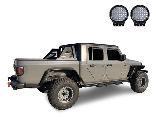 Black Horse Offroad AR2-09B-PL69B  Truck Bed Bar