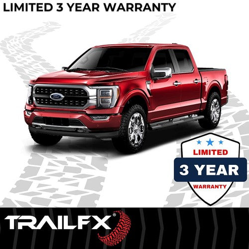 TrailFX A7015B TFX 5" Oval Straight Side Bars NERF BAR OVAL 5"