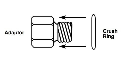 AutoMeter 2277  ADAPTER FITTING