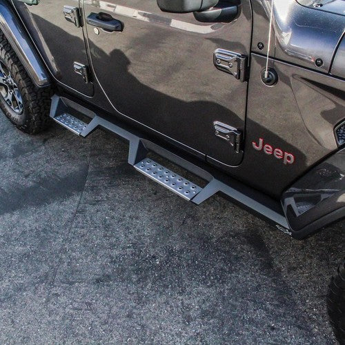 Westin Automotive 56-140652 Stainless Steel Square Black Powder Coated Nerf Bar