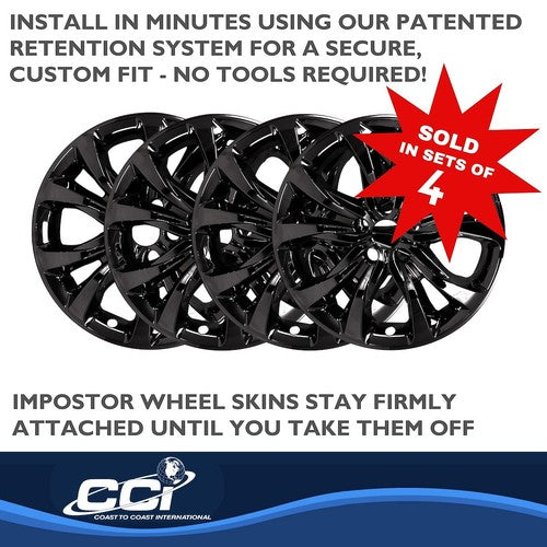 Coast To Coast IMP467BLK IMPOSTOR  WHEEL COVER