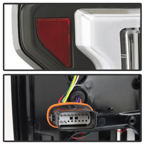 Spyder 5085313 Led Tail Lights Light Bar Compatible W/Rear Blind Spot Sensor Onl